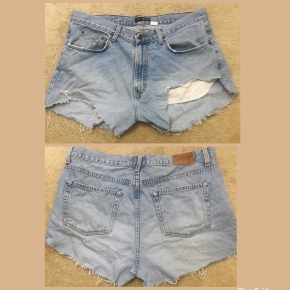 J. Crew Pants - ✨ High Rise Distressed Jean Cutoff Short Destroyed